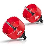 HYCHIKA Scie Cloche Bi-métal, 2PCS Coffret de Scie