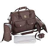 LCP Kids Sac à Langer Rio Grand Capacité, Poches Isothermes,