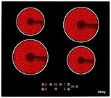 Plaque de Cuisson en Vitrocéramique 6000W Encastrable