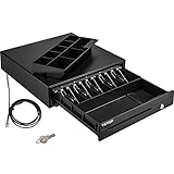 VEVOR Tiroir-Caisse Enregistreuse 41 cm Tiroir-Caisse