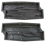 FHONYX 2 PCS Moules à béton, Pierre de façade, 52x19cm,