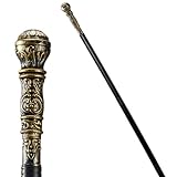 Joyin Halloween Élégante Canne de Marche Vintage dorée