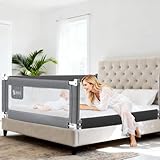 Barrière de Lit Portable Bébé - 80" Très grand Rails
