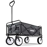 Deuba Chariot de Jardin Pliable 4 Roues 70 kg Chariot
