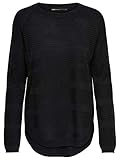 Only onlCAVIAR L/S Pullover KNT Noos Pull, Noir (Black