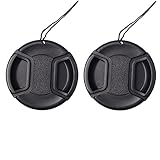 Lot de 2 capuchons d'objectif 72 mm pour Canon EOS