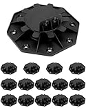 QWORK® 15 Pièces Plot terrasse réglables 30-60 mm,