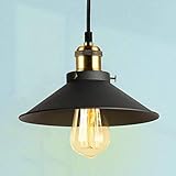 Lrpiyvo Suspension Luminaire Industrielle Noir Suspension