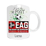 Mug de foot Guingamp à personnaliser avec prénom -