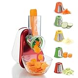 Moulinex Fresh Express Découpe-légumes 5-en-1, Tranche,