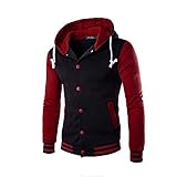 MORCHAN Manteau pour Hommes Veste Outwear Pull Hiver
