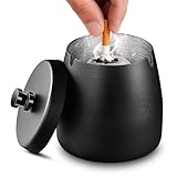 Tatxmalv Cendrier Coupe Vent D'extérieur, Cendrier