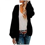 TMDD Cardigan en Maille Tricoté Femme Manteau Pull