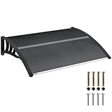 Outsunny Auvent de Porte d'entrée, Toit Marquise de