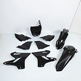 Kit plastique noir Racetech moto Yamaha 125 YZ 2002