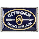 Nostalgic-Art Plaque Vintage, Citroen – Service & Repairs