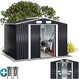 GARDEBRUK® Abri de Jardin métal XXL 5m² Fondation 260x205x180cm