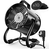 Mtutu Hotte Aspirante Portable 40W 600m³/h Ventilateur