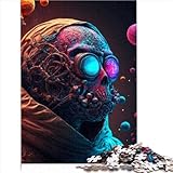 Puzzle Adulte Alien Invader 1000 pièces Puzzle en Bois