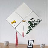 4 pièces de carreaux de miroir Image 30 chaque 30x30cm