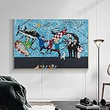 JLFDHR Impression sur Toile 40x60cm sans Cadre Les