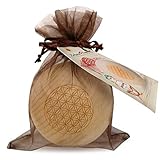 Boule de pin avec Gravure « Fleur de Vie » • Boule