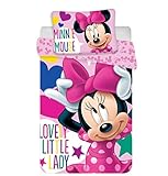 Jerry Fabrics – Parure de lit pour bébé Disney Minnie