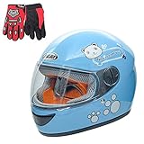 ZJRA Casque Enfants, Casque De Moto pour Les Enfants,