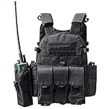 Viktion - Gilet tactique Armée airsoft equipement ajustable