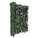 blumfeldt Fency Dark Ivy - Clôture Brise-Vue en Imitation