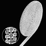 Prasacco Rouleau de strass en cristal pour travaux