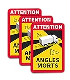 Autocollants anges morts (ATTENTION ANGLES MORTS) Lot