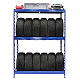 Rayonnage pour pneus | HxLxP 180 x 130 x 50 cm | Jusqu'à