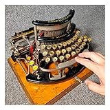 ZXNQ Demi-Cercle Anglais mécanique Machine à écrire