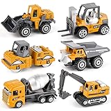 Dreamon Voiture Jouet en Métal,Coffret 6 Véhicules