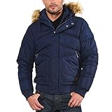 Kaporal Jaid Blouson, Bleu (Navy), Large (Taille Fabricant: