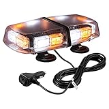 12 / 24V 36 Led Barre de LED D'Urgence 4 Forte Magnétique