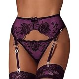 NewBull Porte-Jarretelle Sexy Ensemble Femme Nuisette