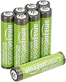 Amazon Basics Piles Rechargeables AAA Haute capacité,