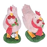 Ornements de coq, ornements de coq brillants uniques