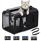 Conlun Sac Transport Chat, Sac Voyage Chat avec Maille