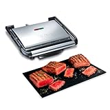 Tefal Inicio Gril viande et panini, Plaques avec Revêtement