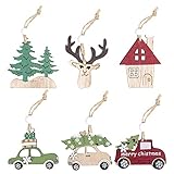 Fascigirl 6PCS Ornement À Suspendre Ornement D Arbre