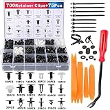 Uolor 775 Pcs Rivet Clips Plastique, Rivet Plastique