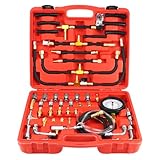 QWORK® Testeur de Pression de Carburant Essence, Manomètre