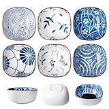 6pcs Bol Céramique Mini Dessert Coupelles Sauce Épices