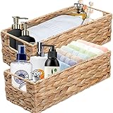 OUTBROS Panier de Rangement, Tissé Boite avec Poignées,