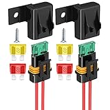 Gebildet Porte Fusibles en Ligne, 2Pack IP67 Faisceaux