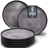 Assiettes Service de Table: Ensemble de 6 grandes assiettes