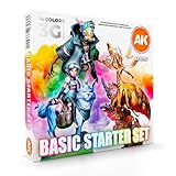 AK Acrylics 3Gen Set AK11775 Basic Starter Set (14x17ml)